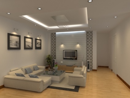 Interior pentru o cameră cu o lipsă de lumină solară