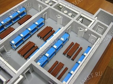 Виготовлення макетів притулків, простих укриттів, бомбосховищ (в розрізі) для кабінетів ОБЖ в школах
