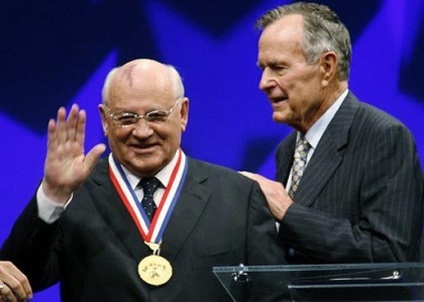 Якими американськими медалями було нагороджено михайло горбачев