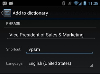 Modificarea limbii și a opțiunilor de introducere în Android