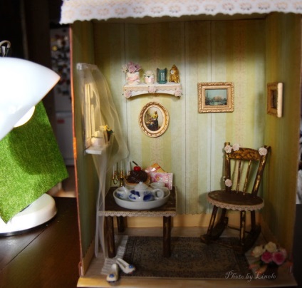 Hogyan lehet egyszerűen egy kis ház-a dioráma a babát - Fair Masters - kézzel készített, kézzel készített