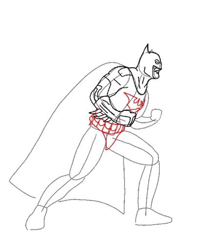 Cum să atragă Batman în standul de luptă