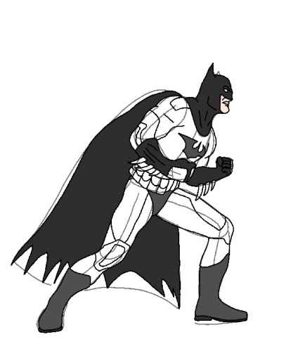 Cum să atragă Batman în standul de luptă