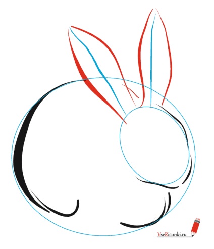 Як намалювати кролика олівцем поетапно