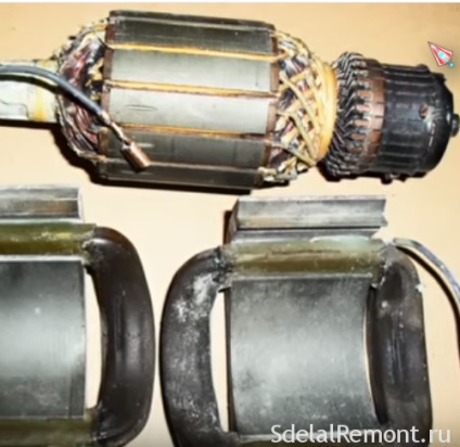 Cum să reparați un stator al unui perforator makita cu propriile mâini, video