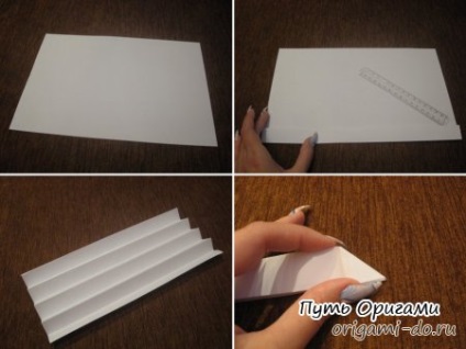 Cum de a face un fan origami - modul de origami