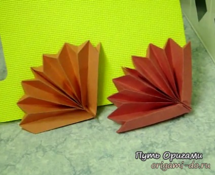 Hogyan készítsünk origami fan - út origami