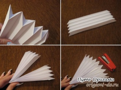 Cum de a face un fan origami - modul de origami