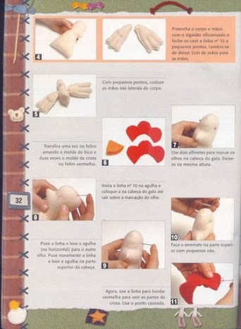 Як зробити пакетніцу у вигляді півня півень-пакетніца своїми руками