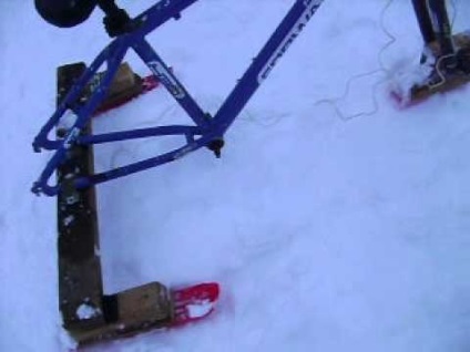 Як зробити снігокати з велосипеда своїми руками