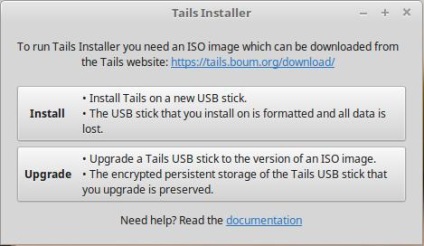Як встановити tails з windows або linux