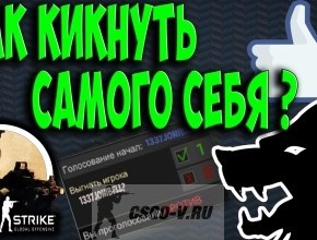 Як в кс кікнути себе самого і уникнути бана