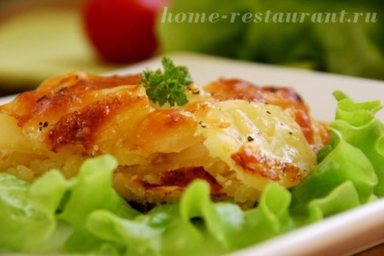 Csőben sült burgonya recept fotó lépéseket (burgonya) Csőben sült burgonya recept lépésről lépésre fotók