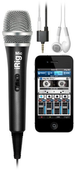 Kondenzátor mikrofon Az IK Multimedia Irig mic