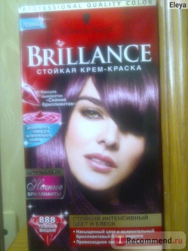 Фарба для волосся schwarzkopf brillance - «про плюси і мінуси, фото всередині