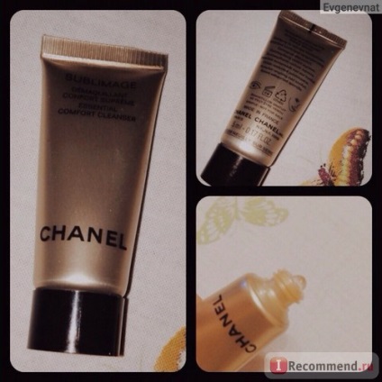 Cremă-gel pentru substanța de curățat pentru confortul sublimativ al feței Chanel - 