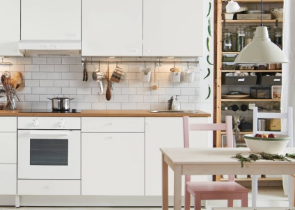 Кухні ІКЕА фото кращих варіантів інтер'єру в скандинавському стилі