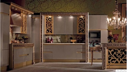 Bucătărie în stil de artă deco (39 fotografii), selecție de picturi decorative, un interior cu mâinile lor,