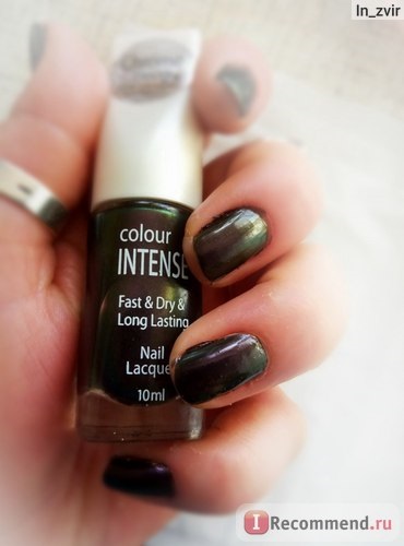 Лак для нігтів colour intense nail lacquer chrome duo2x - «прекрасний дуохром за смішні гроші