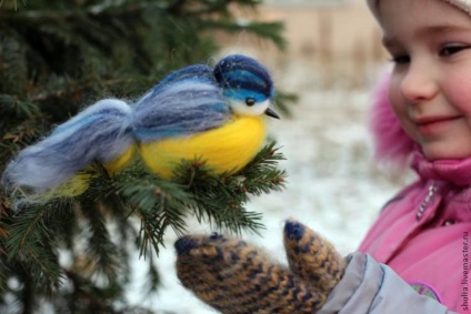 Kézművesek madarak gyapjú - Fair Masters - kézzel készített, kézzel készített