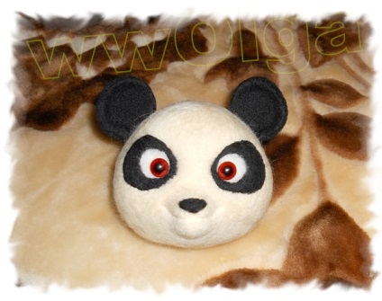 Maestru de clasă pe felting o panda urs