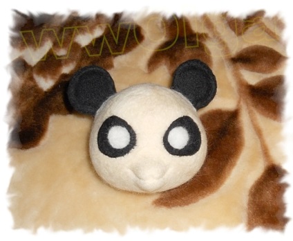 Maestru de clasă pe felting o panda urs