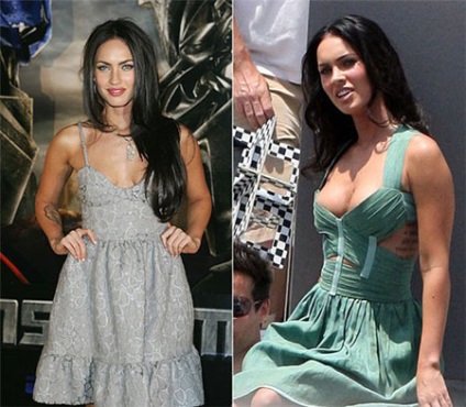 Megan fox - chirurgie plastica, fotografii înainte și după