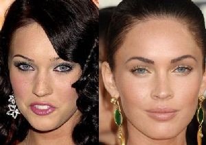 Rezultatele Megan Fox înainte și după operațiuni