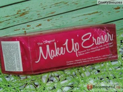 Багаторазова серветка для зняття макіяжу makeup eraser класична - «не вірила - поки сама не