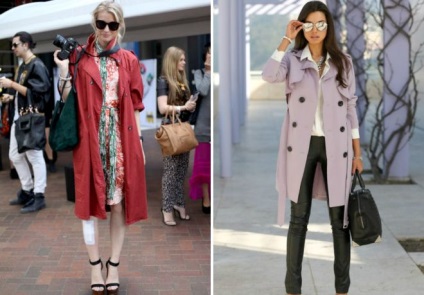 Modă îmbrăcăminte demi-sezon pentru femei - un strat de ploaie elegant, haina matlasată, jacheta din piele, jachete și