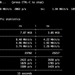 Моніторинг мережевої активності linux за допомогою vnstat, admins su