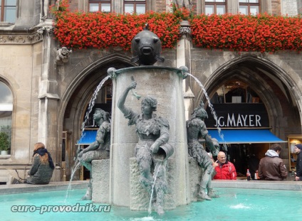 Munchen Marienplatz - istorie și repere ale pieței