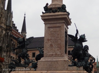 Munchen Marienplatz - istorie și repere ale pieței