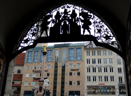 Munchen Marienplatz - istorie și repere ale pieței