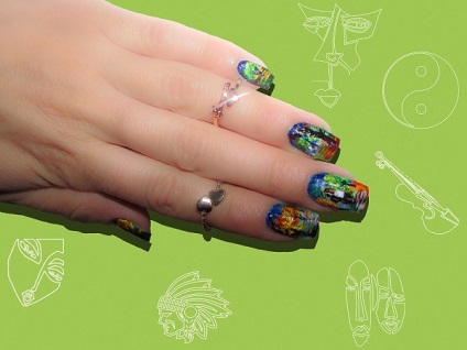 Nail art în stilul de abstracție 15 exemple - club de femei