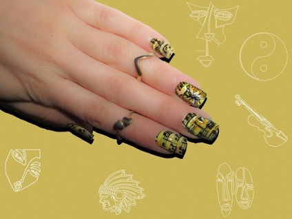 Nail art în stilul de abstracție 15 exemple - club de femei