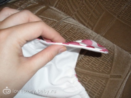 Fiica noastra cu un test de unitate de scutece reutilizabile)), eticheta de linie, propria ta, mână