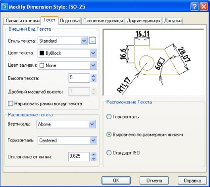 Setarea stilului de dimensiune