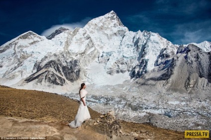 O nunta de neuitat pe Everest (16 fotografii)