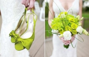 O nuntă delicată sau verde