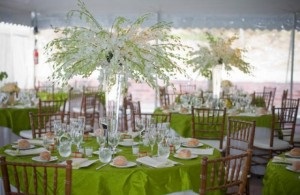 O nuntă delicată sau verde