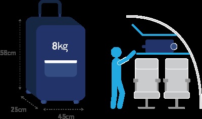 Regulile de transport de bagaje de mână