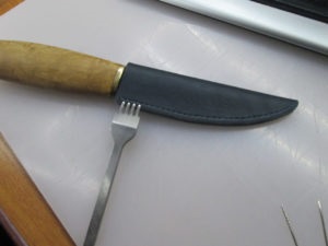 Șaiba pentru un cuțit de tip finlandez