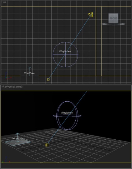 Ceață în vrac cu vray