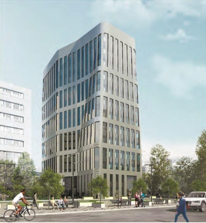 Obruchevsky, în cercurile de stradă va construi un centru de birouri de 13 etaje
