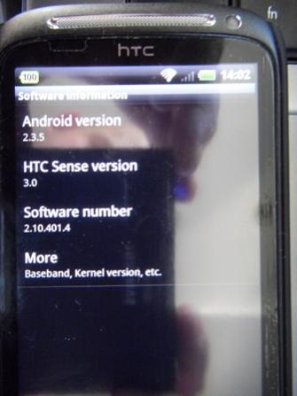 A hivatalos frissítés a HTC Desire S, hogy android 2