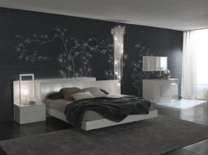 Decorarea pereților în opțiunile dormitorului, pictura, lipirea, decorarea, instrucțiuni de alegere și design -