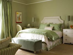 Decorarea pereților în opțiunile dormitorului, pictura, lipirea, decorarea, instrucțiuni de alegere și design -