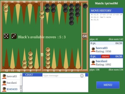 Online backgammon (backgammon) valódi pénzes póker blog