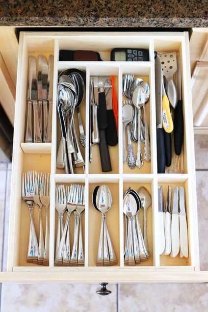 Organizare și depozitare în bucătărie 65 de moduri